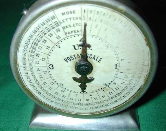 Vintage Deluxe Thrifty Postal Scale IDL 1 lb Scale